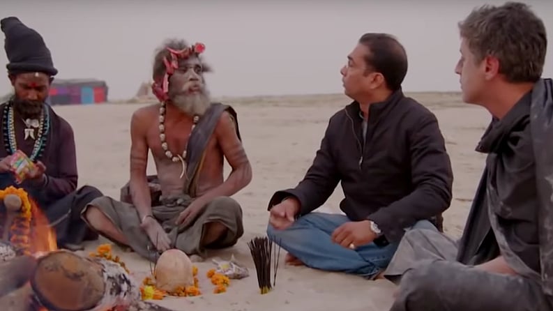 The focus of his show was the Aghori sect, who he refers to as ‘cannibals’, has offended Hindus in America. (Photo: YouTube <a href="https://www.youtube.com/watch?v=6JOGZqYR3Co">screengrab</a>)