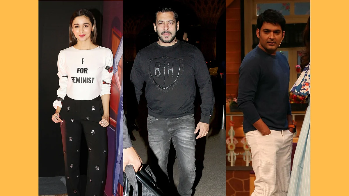 Alia Bhatt, Salman Khan and Kapil Sharma are in Bollywood’s top ten advance tax list this year. (Photos: Yogen Shah)