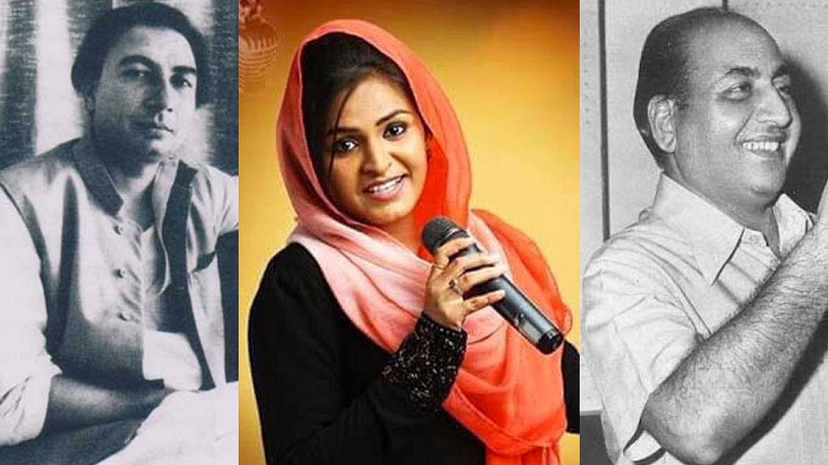 Suhana Syed, 22, got trolled for singing a <i>bhajan</i> while in purdah. (Photo Courtesy: Twitter)