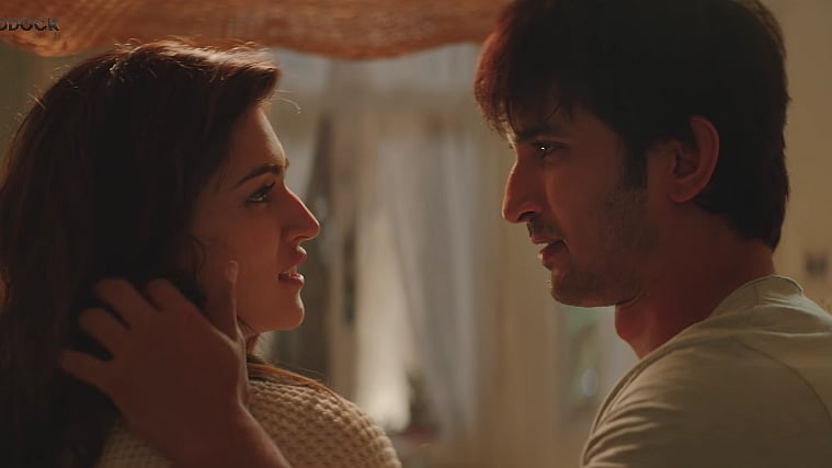 Kriti Sanon and Sushant Singh Rajput in <i>Raabta. </i>(Photo courtesy: YouTube)