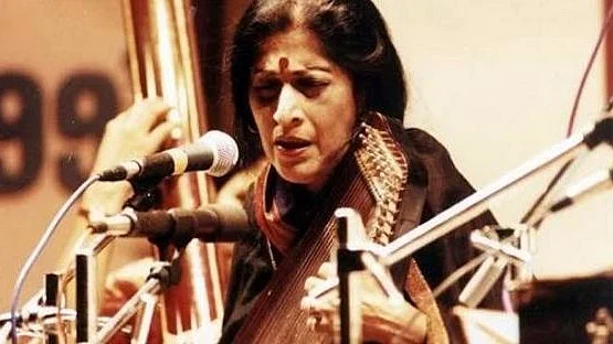 Renowned Hindustani classical vocalist Kishori Amonkar passed away on 3 April 2017. (Photo Courtesy: Twitter/<a href="https://twitter.com/onlysarang">@<b>onlysarang</b></a>)