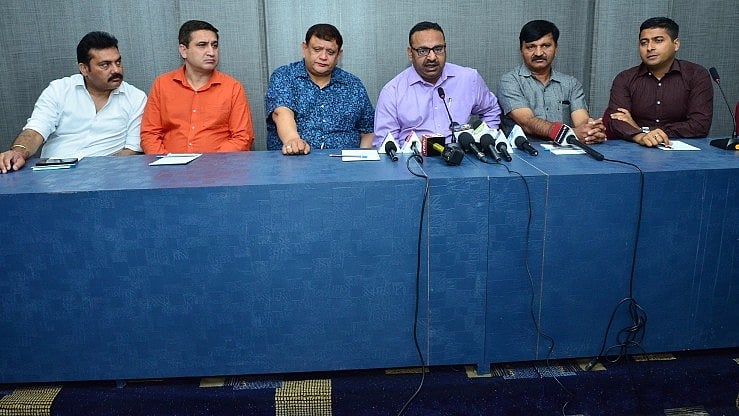 The Chamber of Commerce and Industry deliver their press conference. (Photo: <a href="http://www.jammuchamber.org/press_notes.php">Jammuchamber.org</a>)
