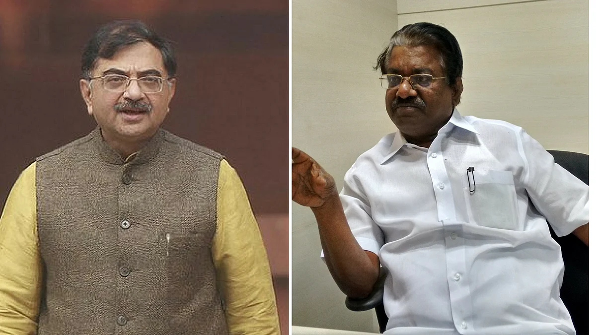  Tarun Vijay’s comment was met with reverse racism by at least one DMK leader, TKS Elangovan, who said, “Not all people in Kerala, Karnataka and Tamil Nadu are black.” (Photo: Altered by <b>The Quint</b>)