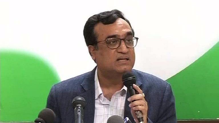 File photo of Congress leader Ajay Maken. (Photo: ANI)