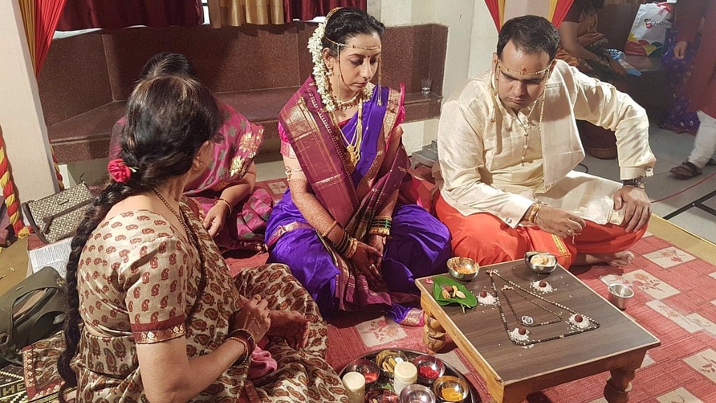 A wedding with a twist! (Photo: Twitter/<a href="https://twitter.com/vijai63">@<b>vijai63</b></a>)&nbsp;