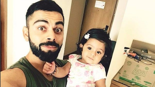 Virat Kohli with Hinaya (Photo: Virat Kohli/<a href="https://www.instagram.com/p/BTk1Zs1gXHK/?taken-by=virat.kohli">instagram</a>)