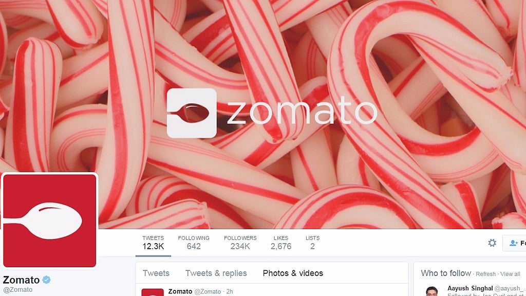 Zomato will no longer offer online food services in four Indian cities. (Photo: <a href="https://twitter.com/Zomato">Twitter/@Zomato</a>)