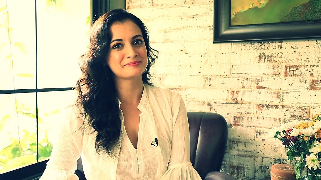 Dia Mirza talks about sexism,<i> Sanju</i> and more. (Photo: <b>The Quint</b>)