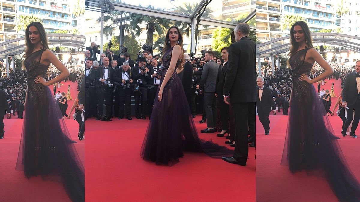 Deepika Padukone turns heads on the red carpet. (Photo courtesy: L’OReal)