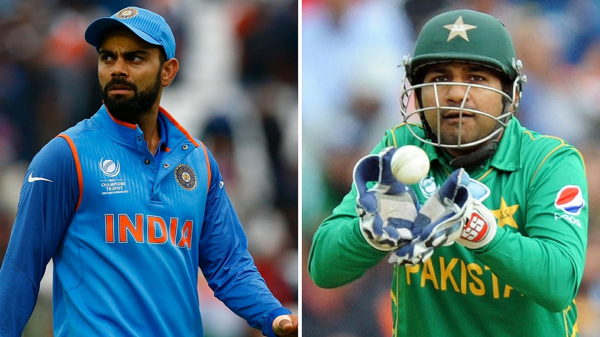 File photo of Virat Kohli (L) and Sarfraz Ahmed (R). (Photo: Reuters/AP)