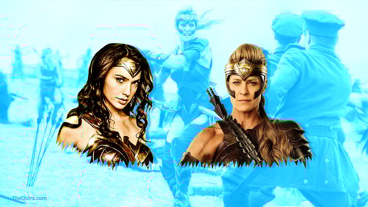 Gal Gadot (L) and Robin Wright (R) in Wonder Woman. (Photo: Lijumol Jospeh/<b>The Quint</b>)