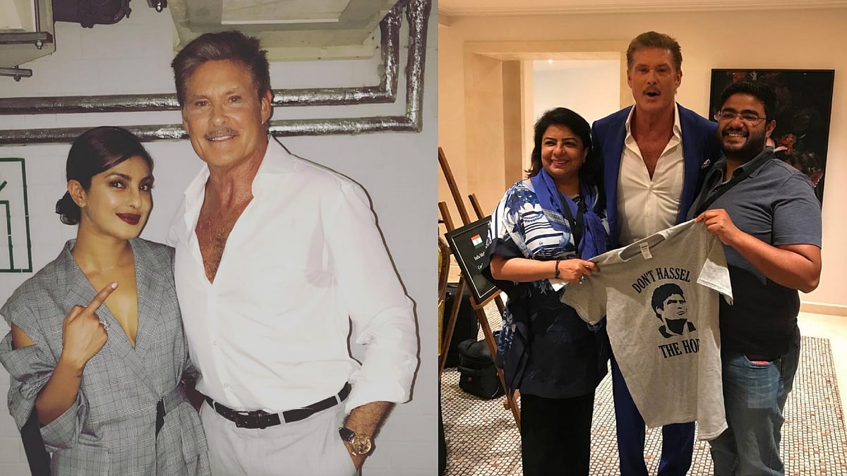 Priyanka Chopra’s fan girl moment with David Hasselhoff. (Photo Courtesy: Instagram/@priyankachopra