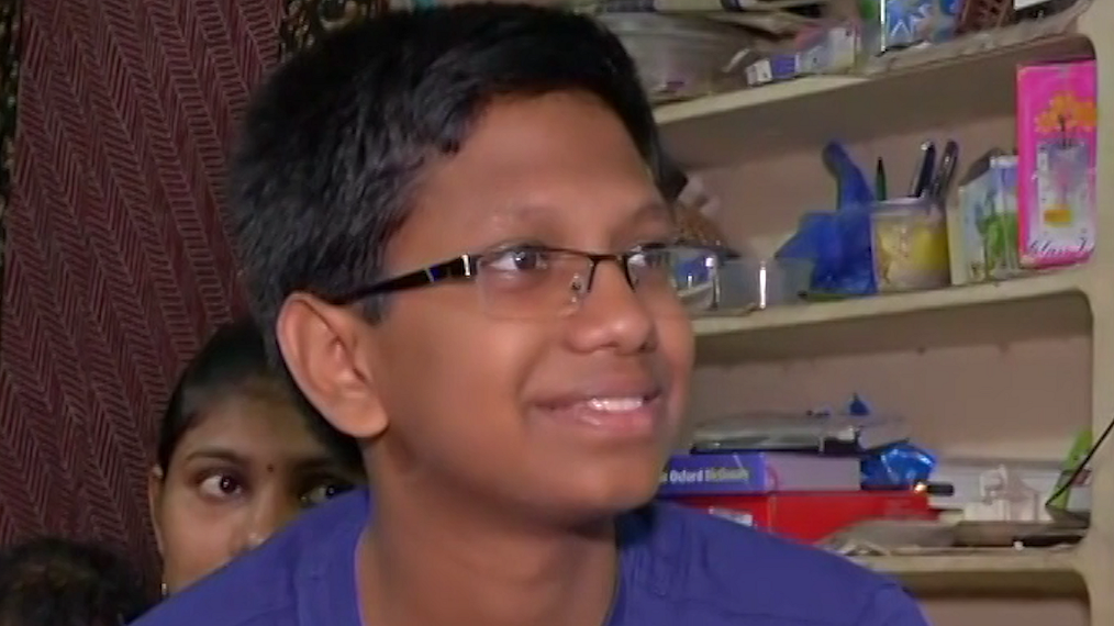 17-year-old Mohan, who hopes to be a scientist one day, draws inspiration from former President APJ Abdul Kalam. (Photo: ANI Screengrab)