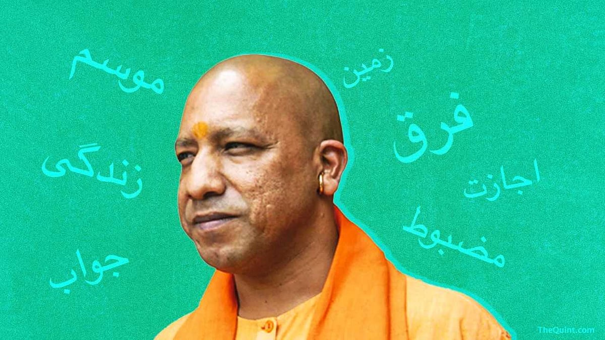 “Shudh Hindi baba” at times (*cough pretty often cough*) uses Urdu words! #HawJiYogiJi!