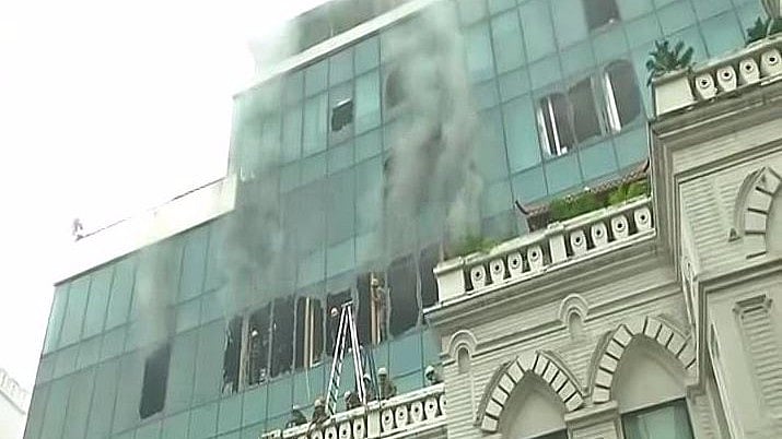 Fire broke out on the third floor of a multi-storied building in Pretoria street.