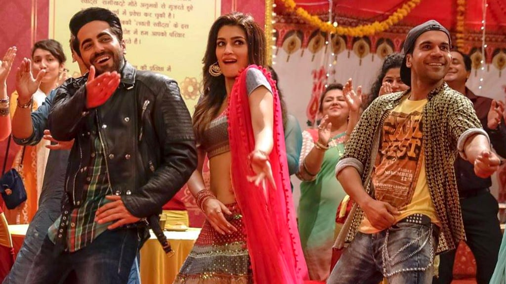 Kriti Sanon, Ayushmann Khurrana, and Rajkummar Rao make for an unusual pairing. 