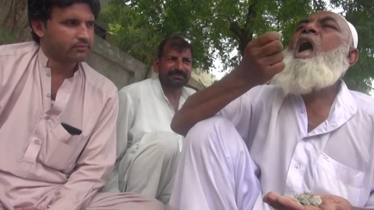 Liaqat Ali from Pakistan consumes stones everyday.