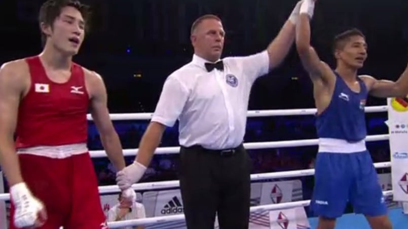 Kavinder Singh Bisht beat Japan’s Baba Ryusei  at the World Boxing Championships in Hamburg on Saturday.