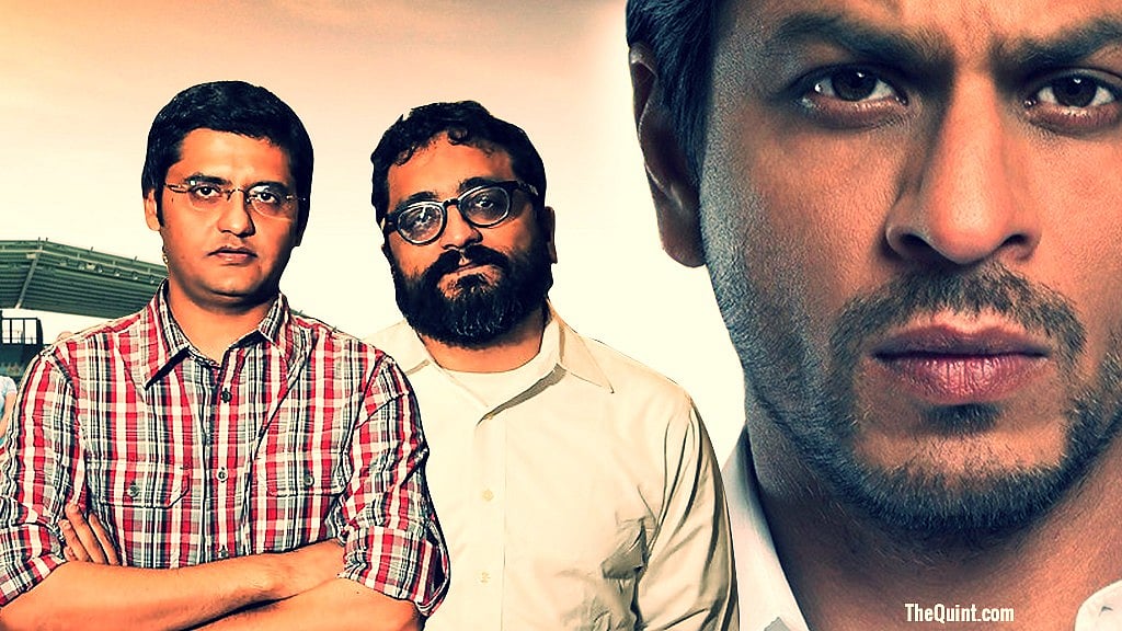 The <i>Chak De! India</i> boys: Jaideep Sahni, Shimit Amin and Shah Rukh Khan.&nbsp;