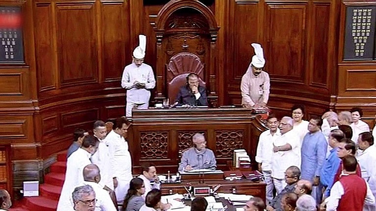 Uproar in Rajya Sabha over LPG Price Hike 