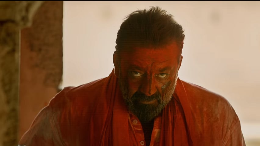 Sanjay Dutt in a still from <i>Bhoomi</i>.