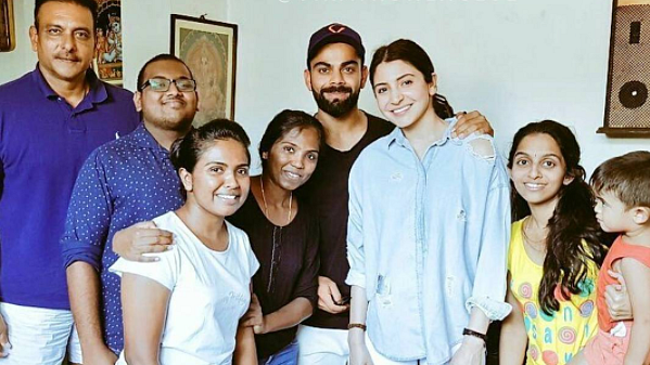 Virat Kohli and Anushka Shama in Sri Lanka.