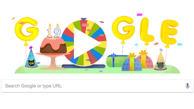 Google celebrates its 19th birthday today.&nbsp;