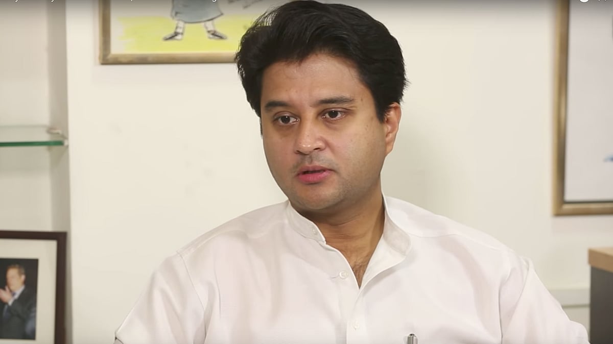 File image of Jyotiraditya Scindia.&nbsp;