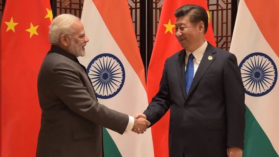File image of Prime Minister Narendra Modi and Chinese President Xi Jinping.