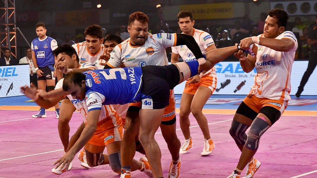The match between Puneri Paltan and Haryana Steelers.&nbsp;