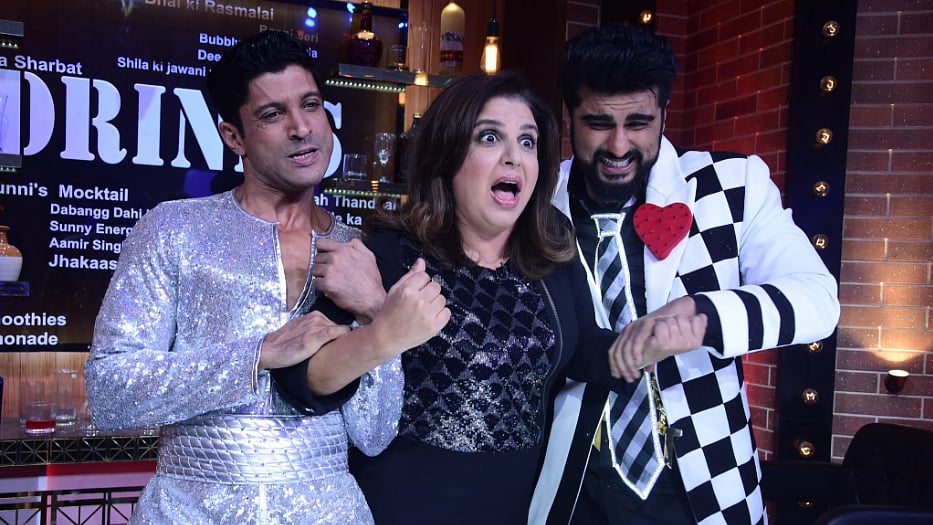 Looks like Farah Khan wants to run away from her own show.