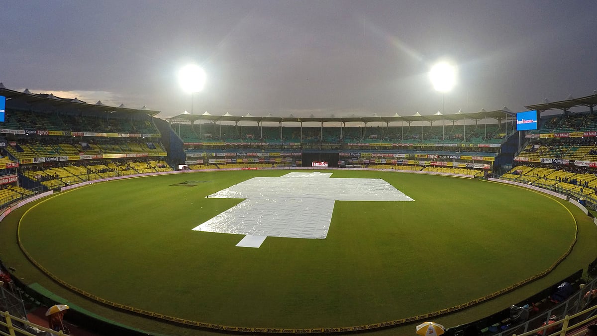 File photo of the Barsapara Stadium in Guwahati.