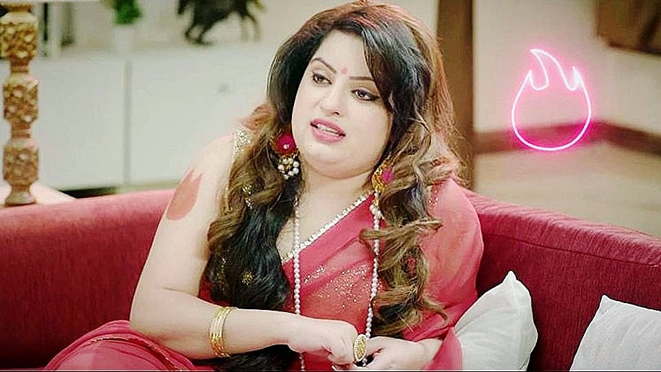 Mallika Dua playing the Tinder Aunty character in the AIB video, ‘If Apps Were People’
