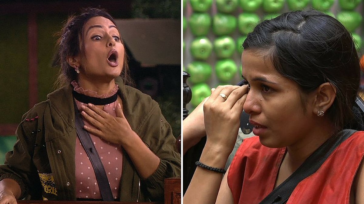Hina and Dhinchak make news in <i>Bigg Boss 11</i> house.&nbsp;