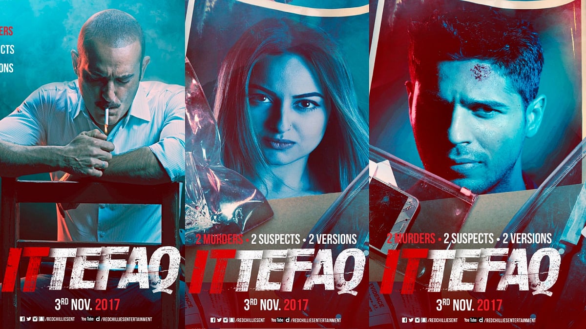 The three <i>Ittefaq</i> posters.&nbsp;
