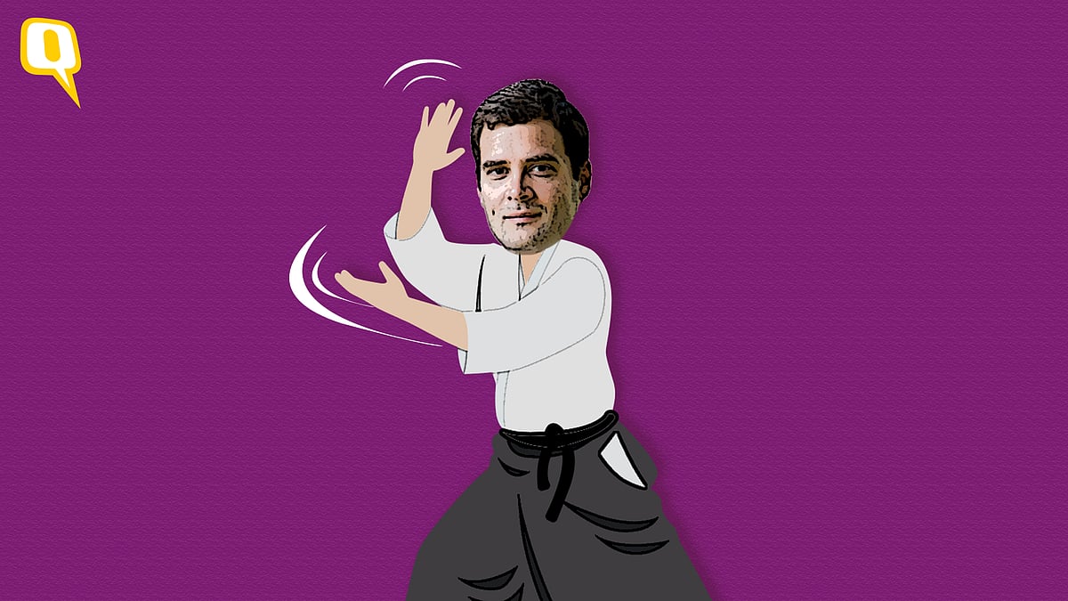 Rahul Gandhi revealed that he isn’t one of those ribbon-cutting-physically-inactive netas.