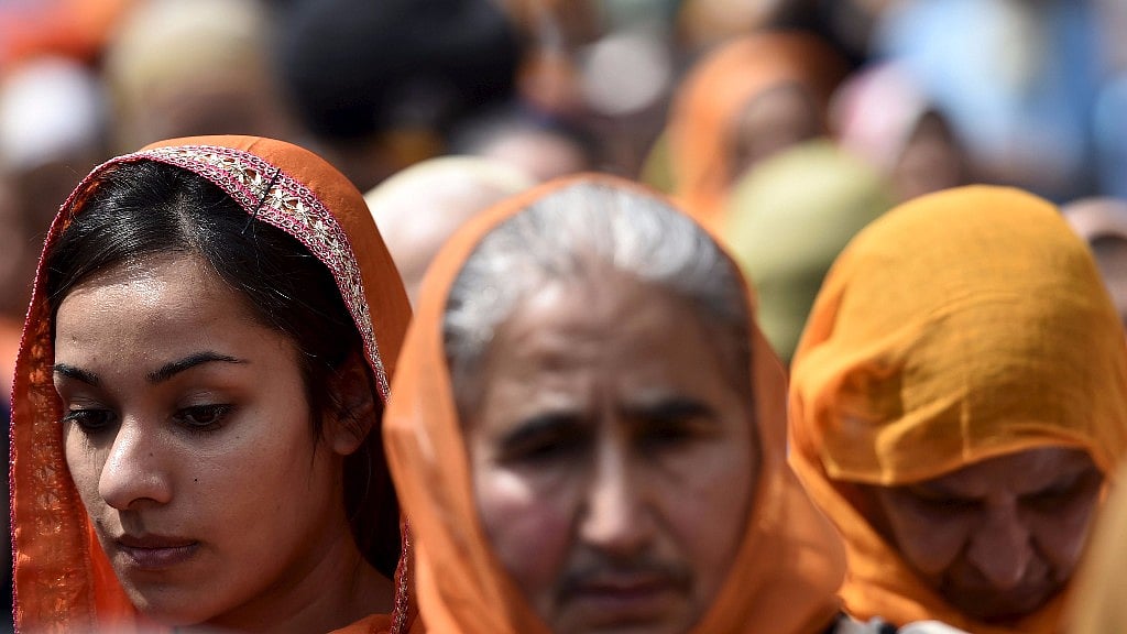 British Sikhs take part in a march and rally in central London to commemorate the Anti-Sikh riots. Image used for representation.&nbsp;