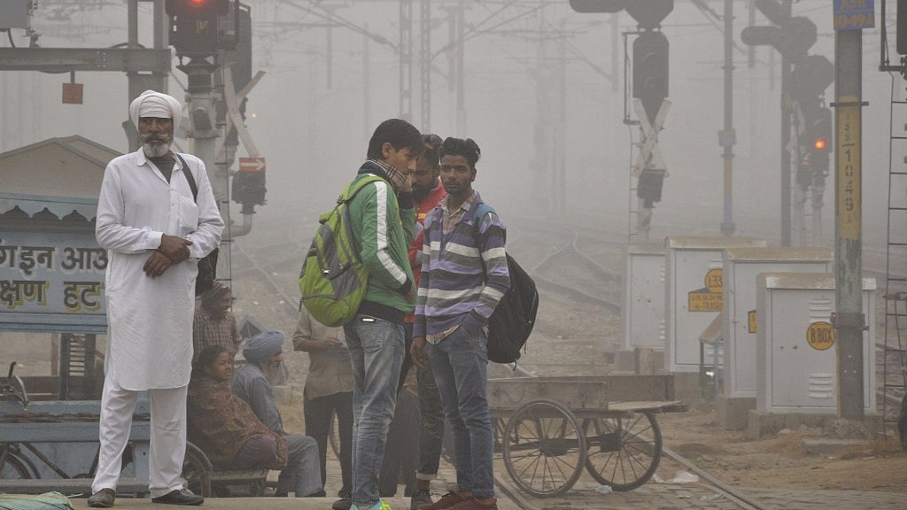 Foggy day in Amritsar on 7 November 2017.&nbsp;