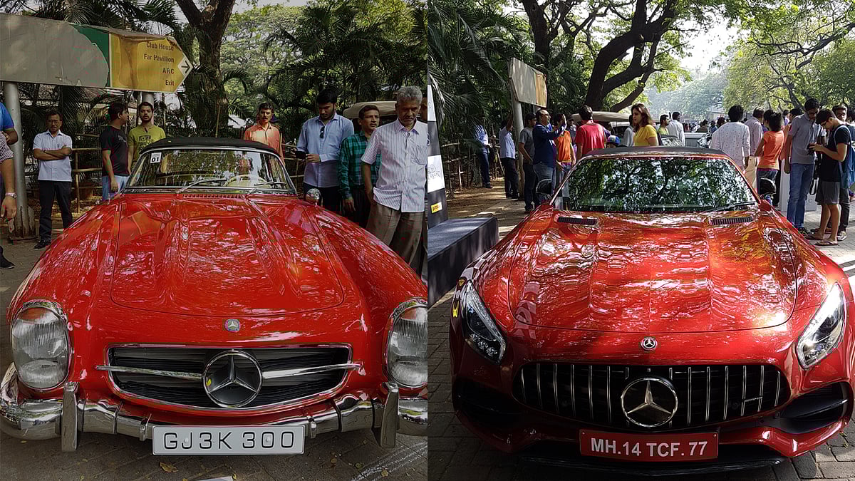 As classic as it gets - from 300SL convertible to the new AMG GT.