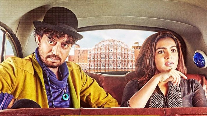 Irrfan Khan and Parvathy in ‘Qarib Qarib Singlle’.