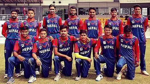 File photo of Nepal’s U-19 cricket team.