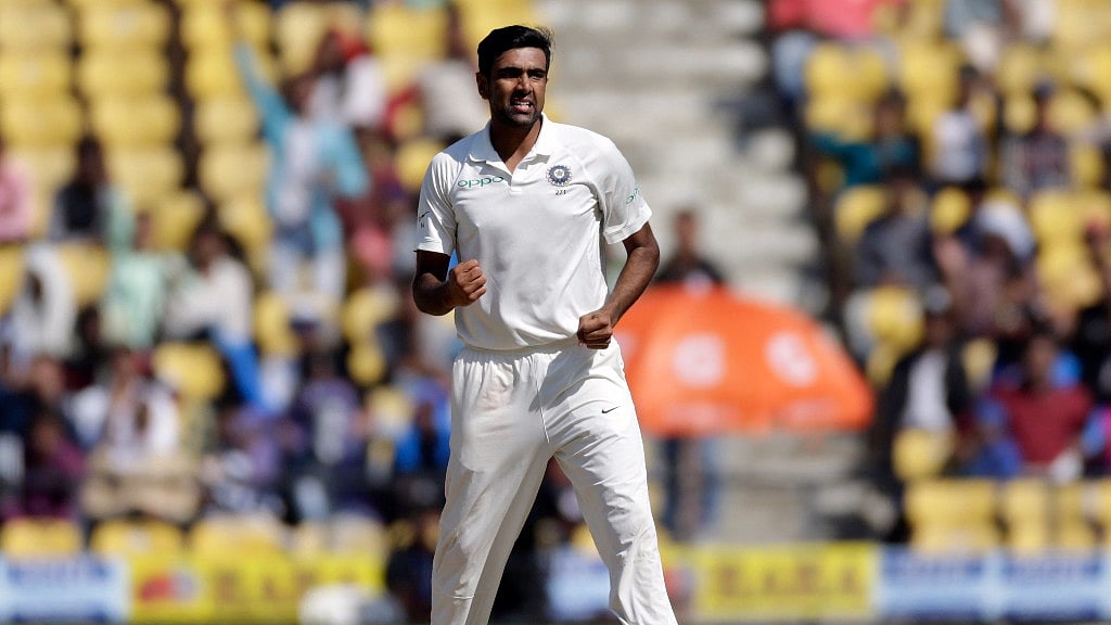 Ravichandran Ashwin during India vs Sri Lanka test match.&nbsp;