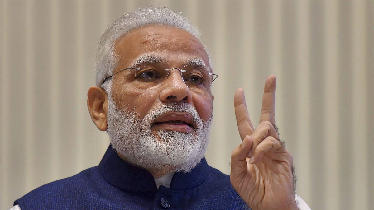 Prime Minister Narendra Modi addresses the valedictory session of the National Law Day, 2017 function in New Delhi.
