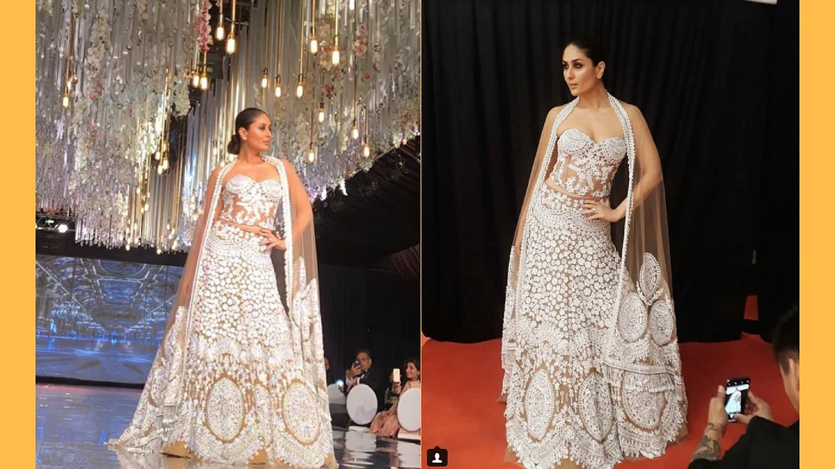 Kareena Kapoor was the chosen one to walk the ramp at Manish Malhotra’s fashion show.