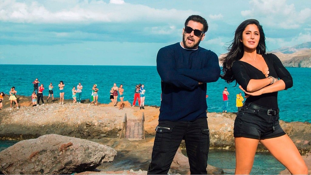 Salman Khan and Katrina Kaif in a still from <i>Tiger Zinda Hai</i>.