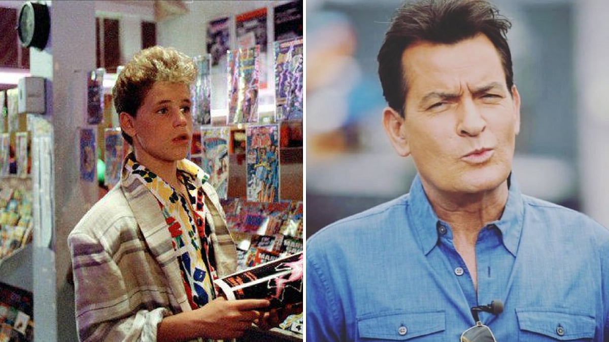 Corey Haim and Charlie Sheen.&nbsp;