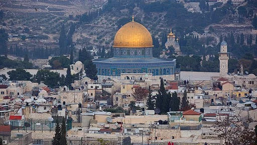 A view of Jerusalem’s old city is seen 