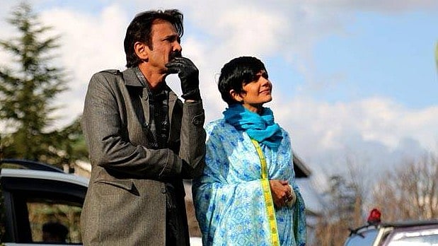 <p>Kay Kay Menon and Mandira Bedi in&nbsp;Vodka Diaries.</p>