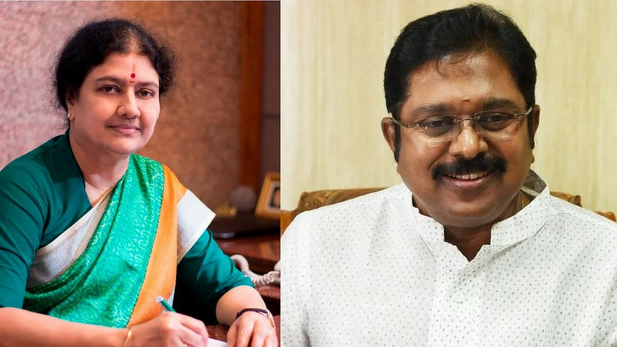 File picture of Sasikala and Dhinakaran.