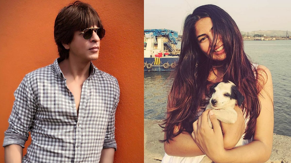 Actor Shah Rukh Khan and student activist Gurmehar Kaur.